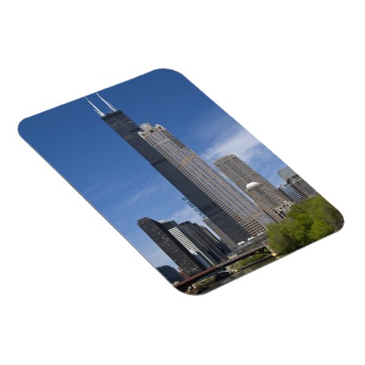 Willis Tower (ehemals der Sears Tower) Magnet (Rechte Seite)