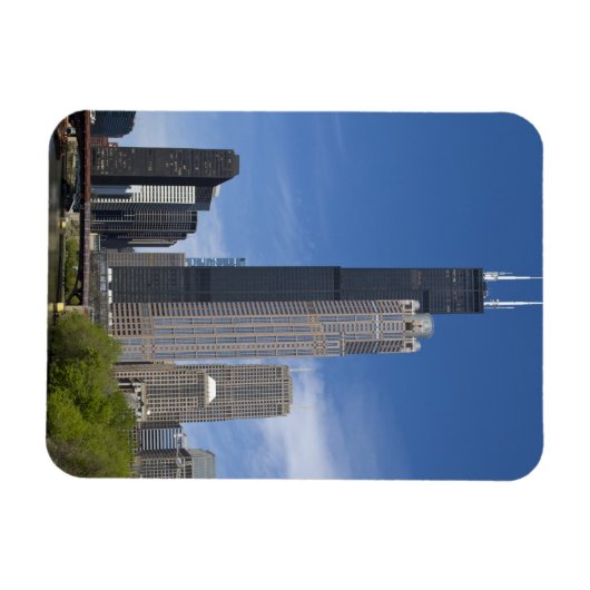 Willis Tower (ehemals der Sears Tower) Magnet (Horizontal)