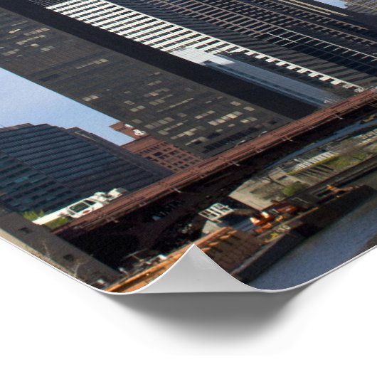 Willis Tower (ehemals der Sears Tower) Poster (Ecke)