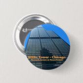 Willis Tower - früher als der "Sears Tower" bekann Button (Vorne & Hinten)