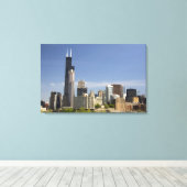 Willis Tower, früher als der "Sears Tower" bekannt Leinwanddruck (Insitu (Holzboden))