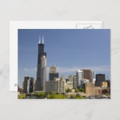 Willis Tower, früher als der "Sears Tower" bekannt Postkarte (Vorne/Hinten)