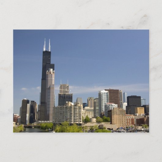 Willis Tower, früher als der "Sears Tower" bekannt Postkarte (Vorderseite)