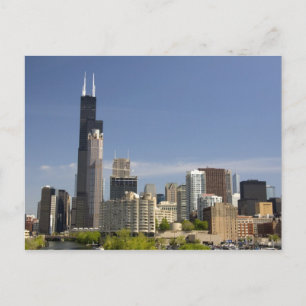 Willis Tower, früher als der "Sears Tower" bekannt Postkarte