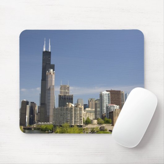 Willis Tower, früher bekannt als der Sears Tower Mousepad (Mit Mouse)