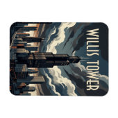 Willis Tower Magnet (Horizontal)