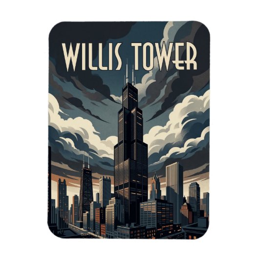 Willis Tower Magnet (Vertikal)