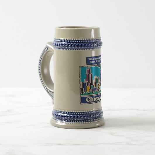 Willis Tower/Sears Tower Bierglas (Vorderseite Links)
