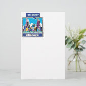 Willis Tower/Sears Tower Briefpapier (Stehend Vorderseite)