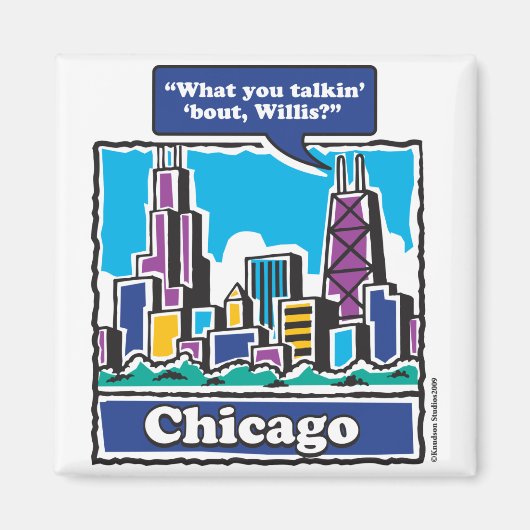 Willis Tower/Sears Tower Magnet (Vorne)