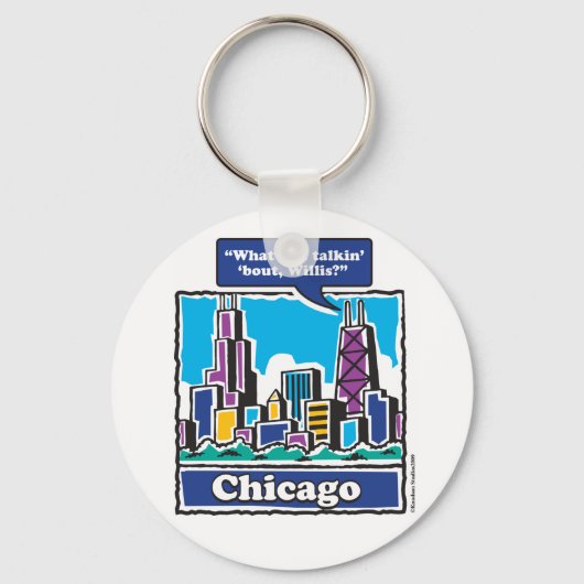 Willis Tower/Sears Tower Schlüsselanhänger (Vorderseite)