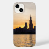 Willis Tower Sunset Silhouette Case-Mate iPhone Hülle (Rückseite)