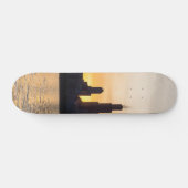 Willis Turm-Sonnenuntergang-Silhouette Skateboard (Horizontal)