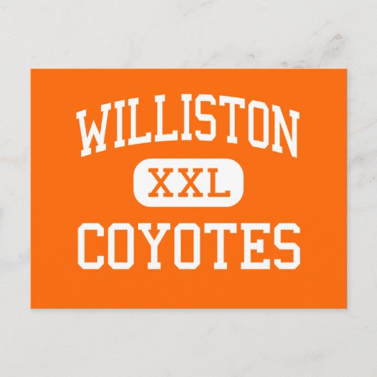 Williston - Coyotes - Hoch - Williston Postkarte (Vorderseite)