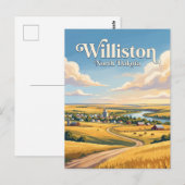 Williston, North Dakota Postkarte (Vorne/Hinten)