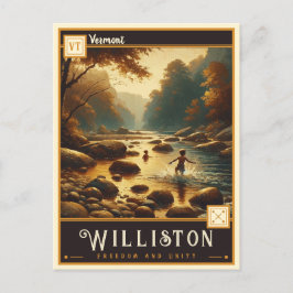 Williston, Vermont | Vintage Postkarte