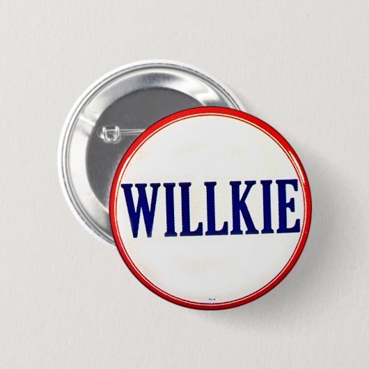 Willkie - Knopf Button (Vorne & Hinten)