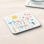 Willkommen ش ف ر و ا ن و ت getränkeuntersetzer (Linke Seite)