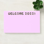 Willkommen 2022! post-it klebezettel (Büro)