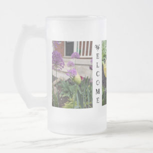 Willkommen 2024 Frosted Mug von RoseWrites Mattglas Bierglas