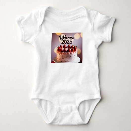 Willkommen 2025 baby strampler (Vorderseite)