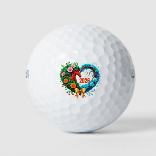 Willkommen 2026 golfball (Vorderseite)