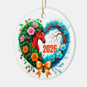 Willkommen 2026 keramik ornament (Links)