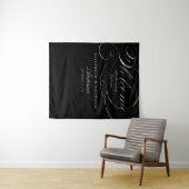 Willkommen 25-jähriges Jubiläum Elegantes Silver S Wandteppich (Beispiel (Horizontal))