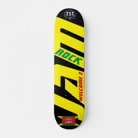 WILLKOMMEN 2 JAMROCK JMT 7 3/4" Skateboard Deck (Vorne)