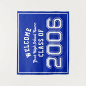 Willkommen Abschlussklasse 2006, 20-Jahres-Treffen Wandteppich (Vorderseite)