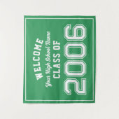 Willkommen Abschlussklasse 2006, 20-Jahres-Treffen Wandteppich (Vorderseite)