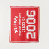 Willkommen Abschlussklasse 2006, Dekoration zum 20 Wandteppich (Vorderseite)