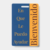 Willkommen Abzeichen Ausweis (Rückseite)