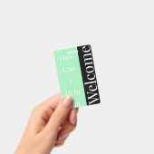 Willkommen Abzeichen Ausweis (Handheld)