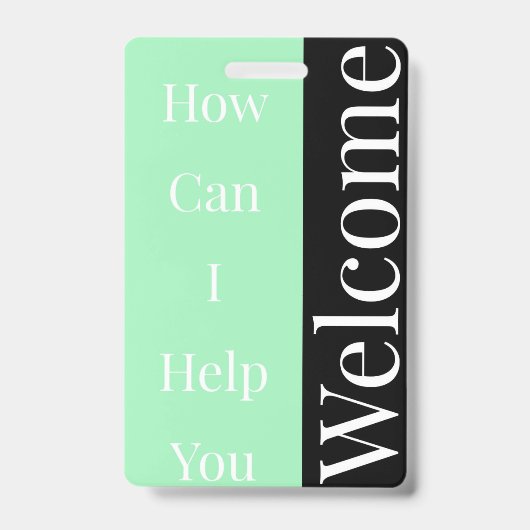 Willkommen Abzeichen Ausweis (Vorderseite)