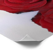 Willkommen! Alphabetische rote Rose Poster (Ecke)