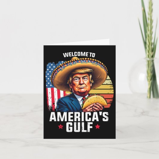 Willkommen am Golf von Amerika Karte (Vorderseite)