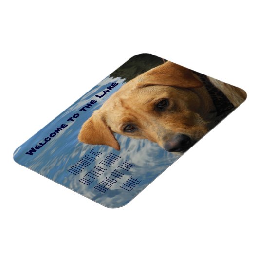 Willkommen am Labrador-See Magnet (Linke Seite)