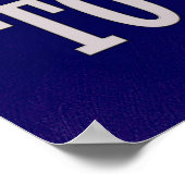 Willkommen am runden Tisch Poster (Ecke)