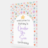 Willkommen am See Acrylschild (Winkel)