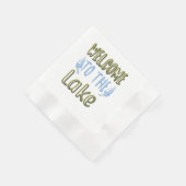 Willkommen am See Serviette (Ecke)