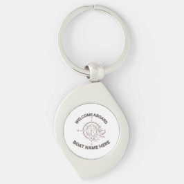 Willkommen an Bord der Cushions Schlüsselanhänger