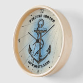 Willkommen an Bord der Namens-Chart-Ankerstelle ei Uhr (Winkel)