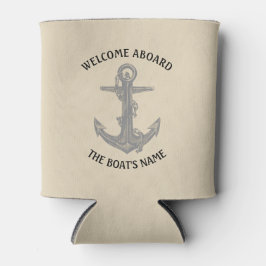 Willkommen an Bord der Nautic Grußanschrift und Na Dosenkühler