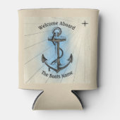 Willkommen an Bord der Nautic Grußboote Name - Dosenkühler (Vorderseite)