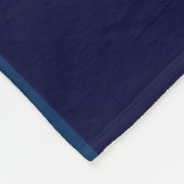 Willkommen an Bord des Bootes Name Anchor Nautic Fleecedecke (Ecke)