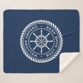 Willkommen an Bord des Schiffs Name des Schiffes Sherpadecke (Vorderseite (Horizontal))