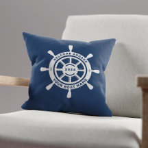 Willkommen an Bord Navy Blau Benutzerdefinierter S