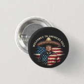 Willkommen an der amerikanischen Ostküste am Golf  Button (Vorne & Hinten)