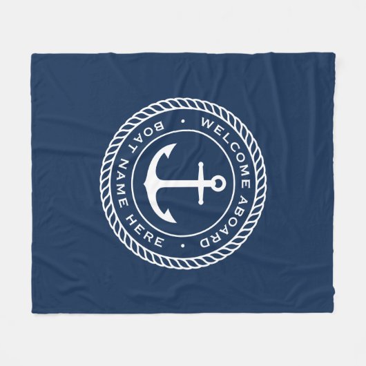 Willkommen an der Ankerseilgrenze des Schiffes Fleecedecke (Vorderseite (Horizontal))